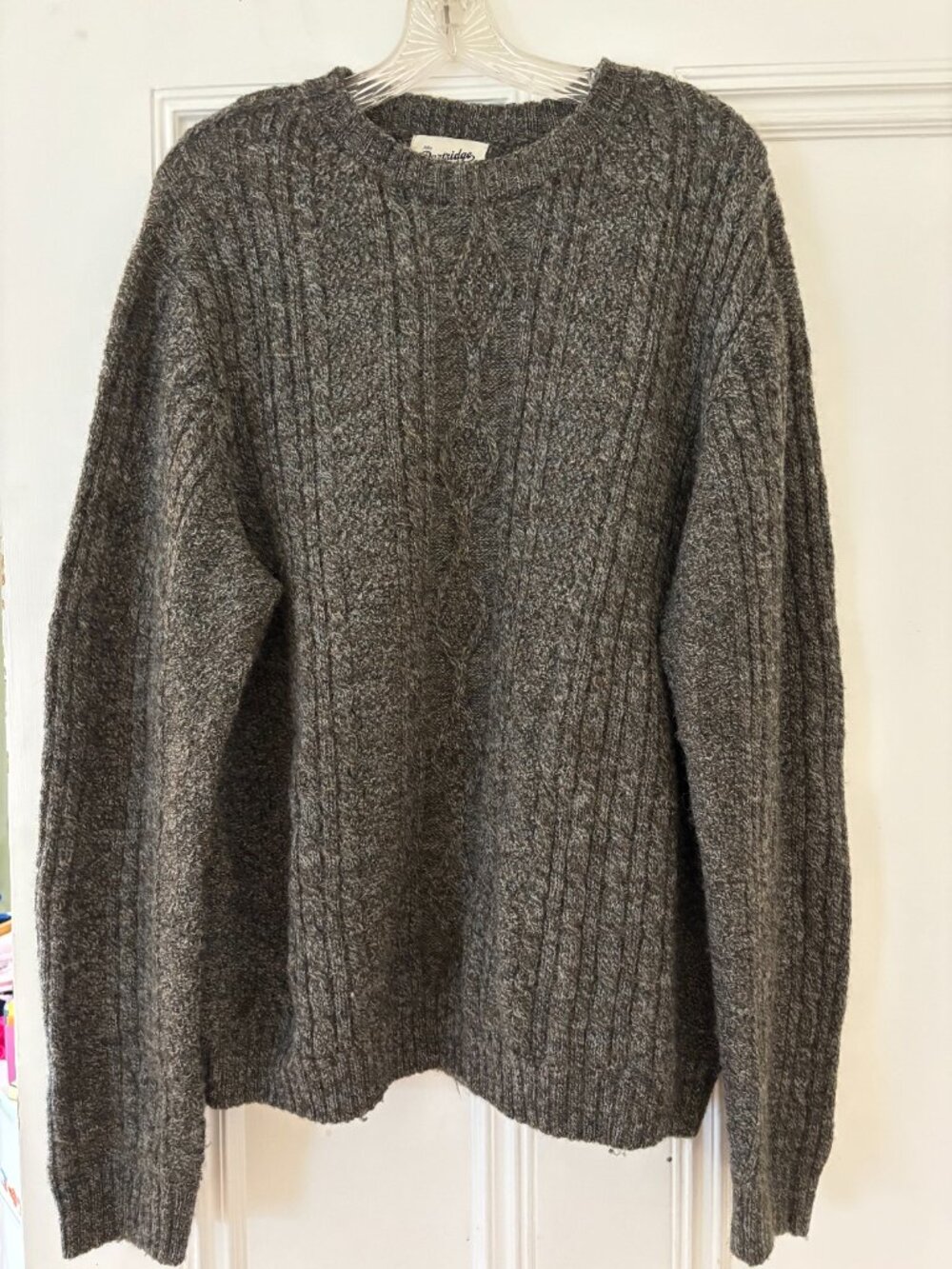 Cableknit English Wool Sweater